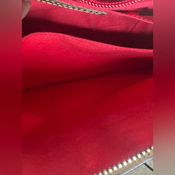 Dooney & Bourke Ostrich Ruby Crossbody Bag - Picture 13 of 13